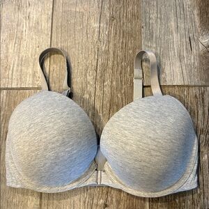 Cacique Boost Plunge Front close bra size 46F grey